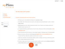 Tablet Screenshot of mypilates.afitweb.cz