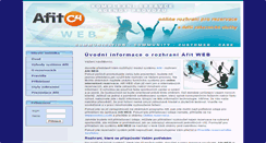 Desktop Screenshot of afitweb.cz
